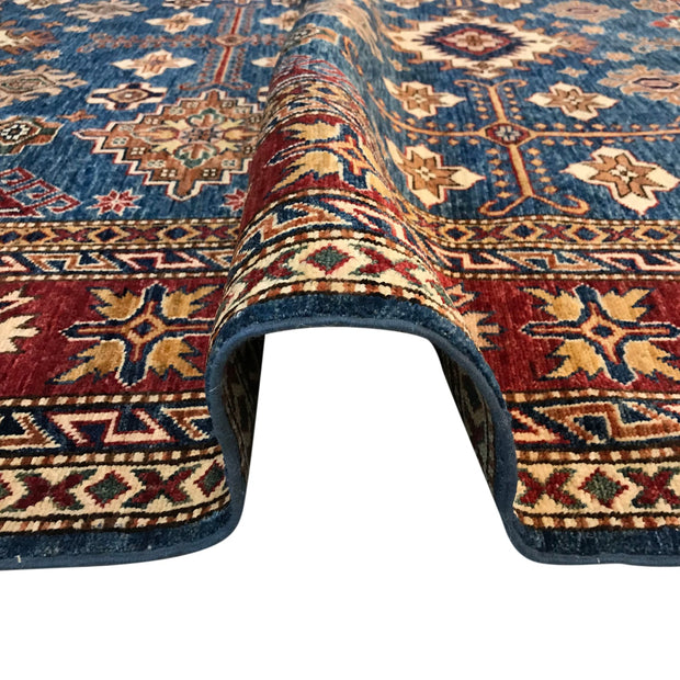Premium Hand Knotted Kazak Rug 7' 3" x 10' 3" - No. AL38694