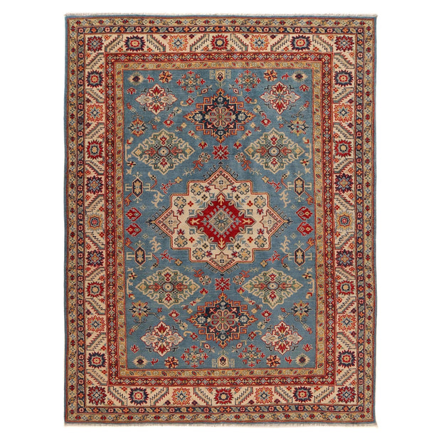 Blue Color Kazak Rug 6' 6" x 9' 9" - No. AL57954