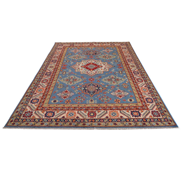 Blue Color Kazak Rug 6' 6" x 9' 9" - No. AL57954