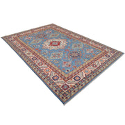 Blue Color Kazak Rug 6' 6" x 9' 9" - No. AL57954