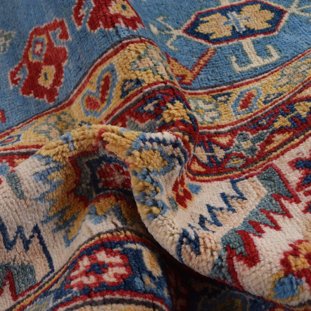 Blue Color Kazak Rug 6' 6" x 9' 9" - No. AL57954