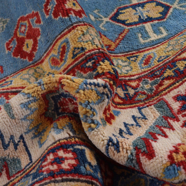 Blue Color Kazak Rug 6' 6" x 9' 9" - No. AL57954