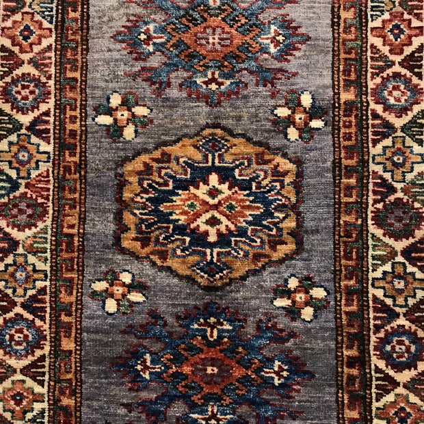 Premium Hand Knotted Kazak Runner Rug 2' 2" x 5' 8" - No. AL21007