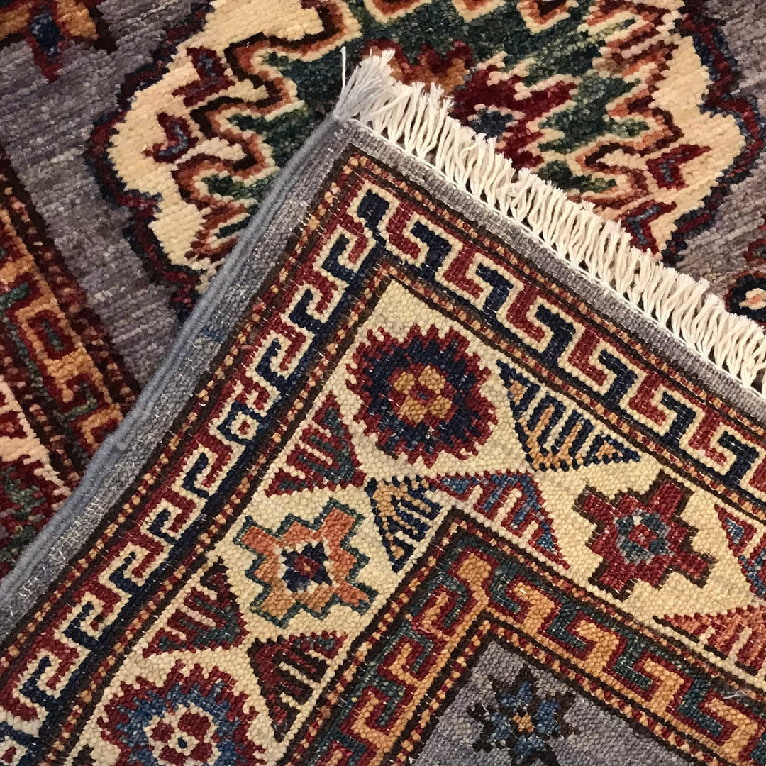 Premium Hand Knotted Kazak Runner Rug 2' 2" x 5' 8" - No. AL21007