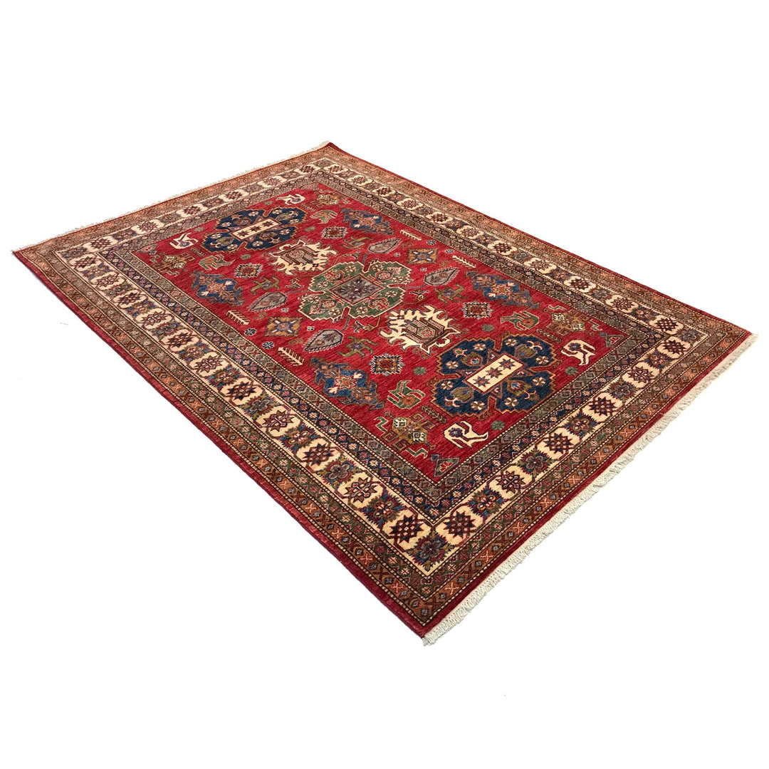 High-Quality Kazak Area Rug 5' 7" x 7' 9" - No. AL14622