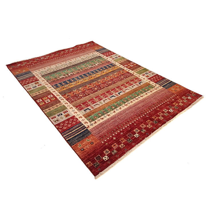 Luxury Shikargah Carpet 5' 8" x 8' 0" - No. AL93113