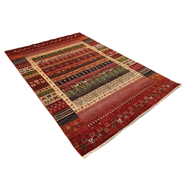 Luxury Shikargah Carpet 5' 8" x 8' 0" - No. AL93113