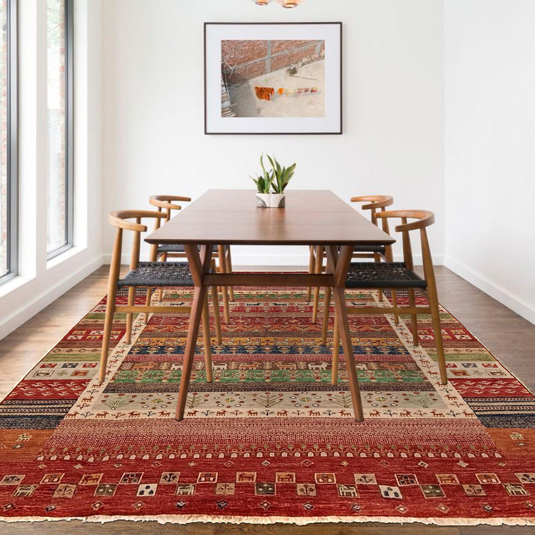 Luxury Shikargah Carpet 5' 8" x 8' 0" - No. AL93113