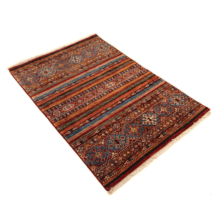 Hand Knotted Persian Style Khurjin Rug 2' 10" x 4' 1" - No. AL52673
