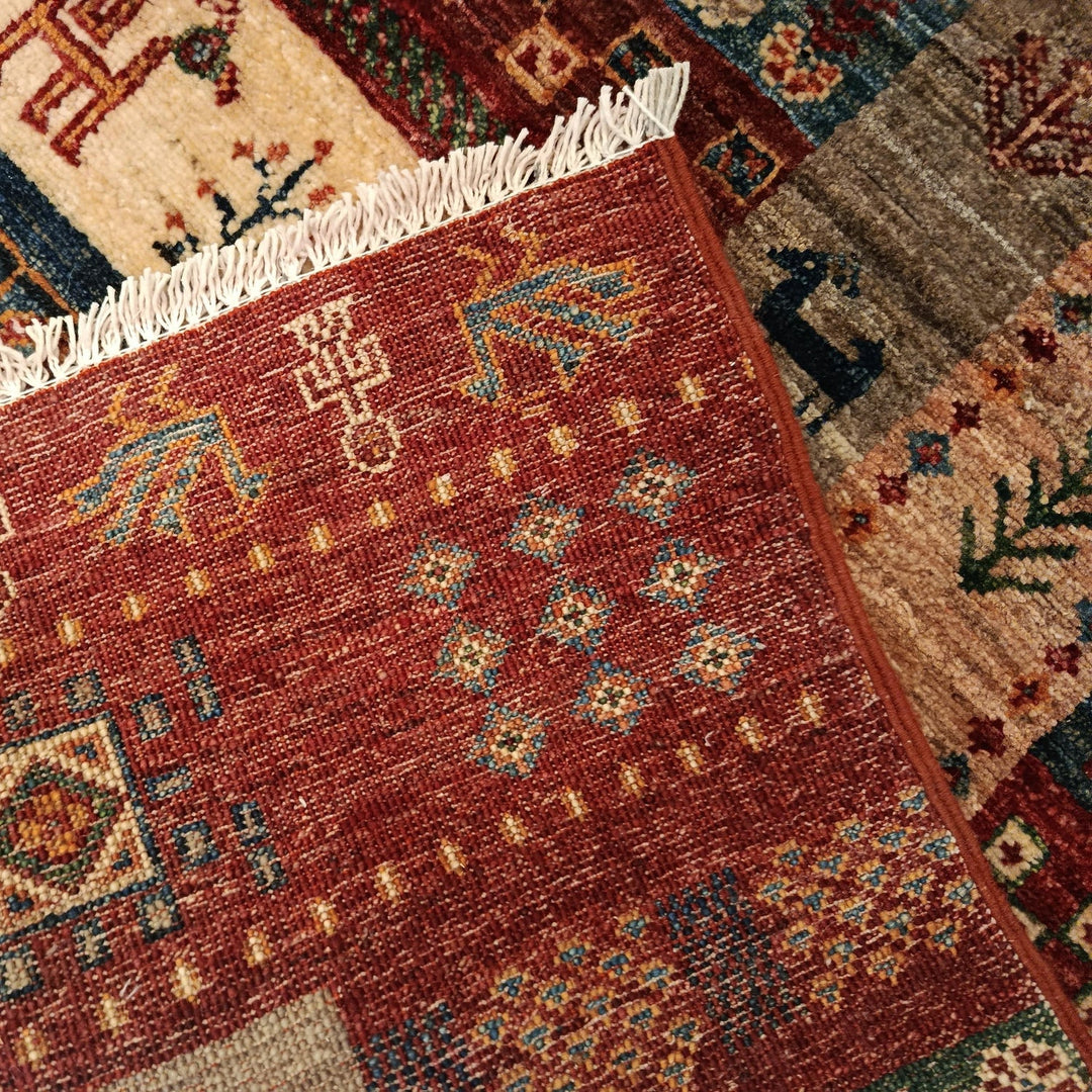 Handmade Shikargah Area Rug 5' 7" x 8' 3" - No. AL87313