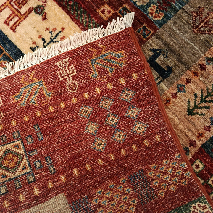 Handmade Shikargah Area Rug 5' 7" x 8' 3" - No. AL87313