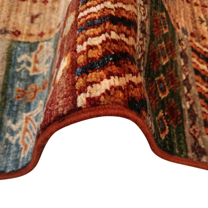 Handmade Shikargah Area Rug 5' 7" x 8' 3" - No. AL87313