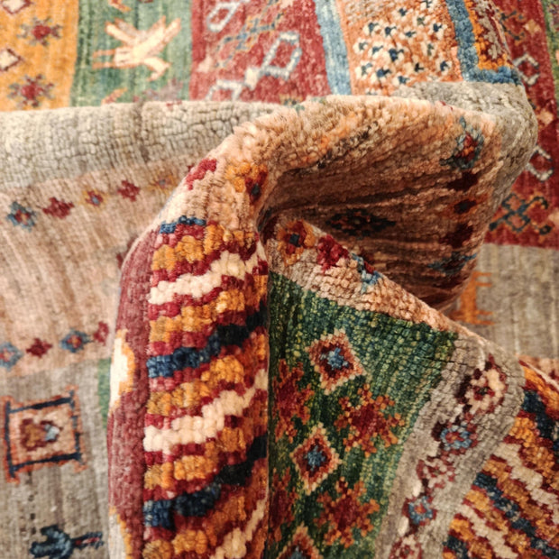 Handmade Shikargah Area Rug 5' 7" x 8' 3" - No. AL87313