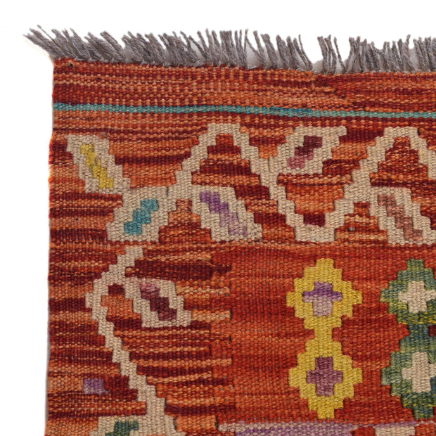 Handmade Turkish Design Wool Kilim 3' 2" x 4' 9" - No. AL55340