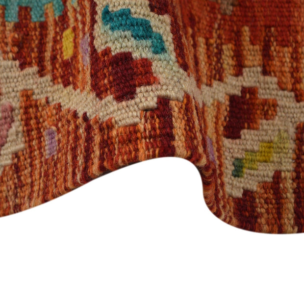 Handmade Afghan Vegetable Kilim 3' 0" x 4' 8" - No. AL86021