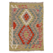 Handmade Afghan Vegetable Kilim 2' 2" x 3' 0" - No. AL71003
