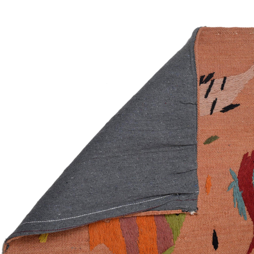 Hand Made Embroidery Kilim 2' 8" x 12' 10" - No. AL14276