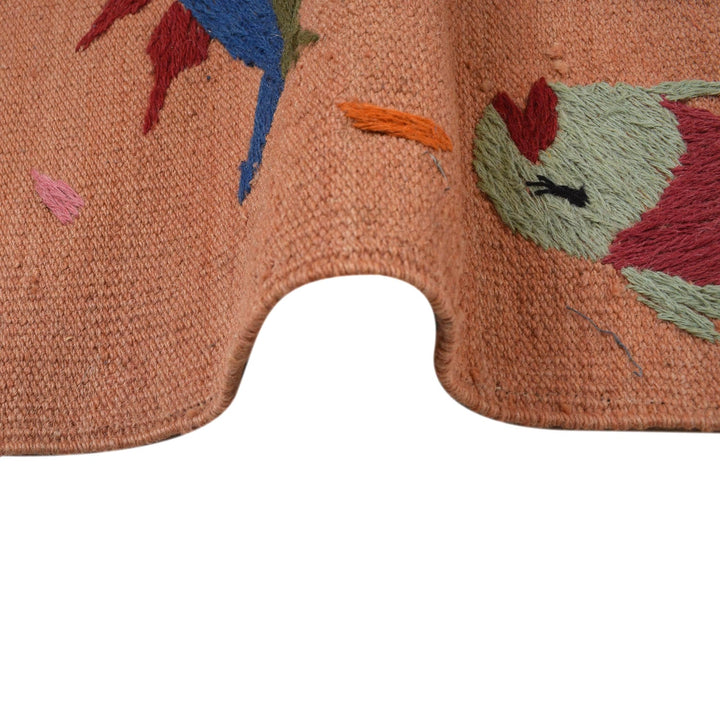 Hand Made Embroidery Kilim 2' 8" x 12' 10" - No. AL14276