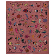 Hand Made Embroidery Kilim 6' 2" x 7' 11" - No. AL97424