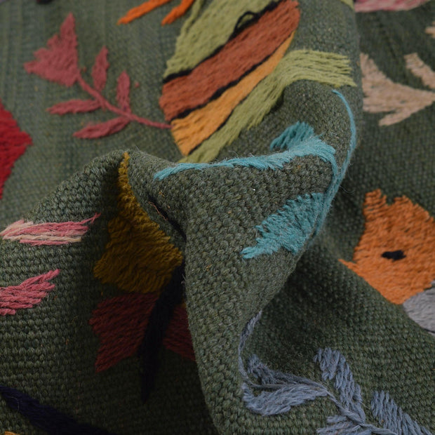 Hand Made Embroidery Kilim 2' 0"x 5' 10" - No. AL51799