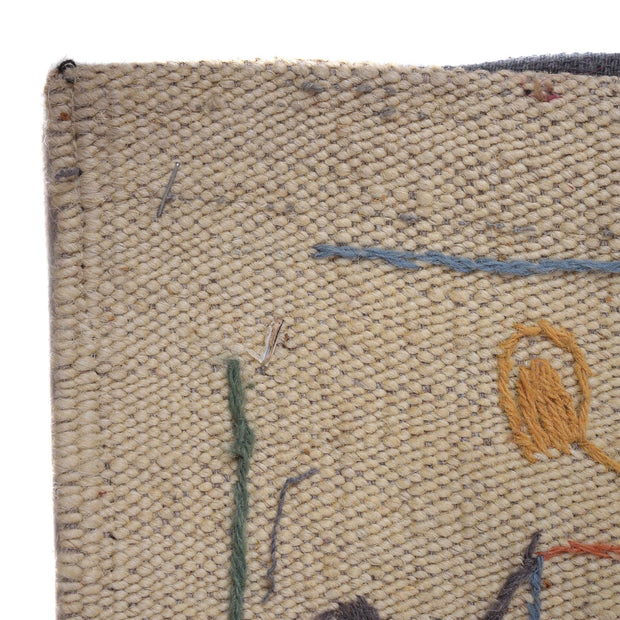 Hand Made Embroidery Kilim 5' 3" x 7' 10" - No. AL82253