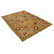 Hand Made Embroidery Kilim 4' 11" x 6' 8" - No. AL81769