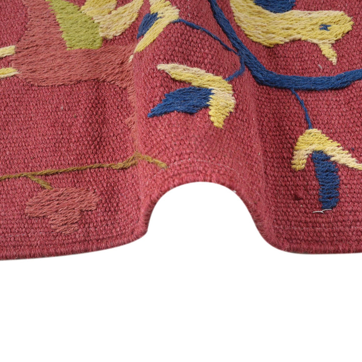 Pakistani Embroidery Kilim 3' 0" x 5' 3" - No. AL61629