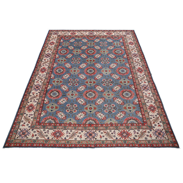 Handmade Kazak Area Rug 9' 8" x 14' 0" - No. AL56411