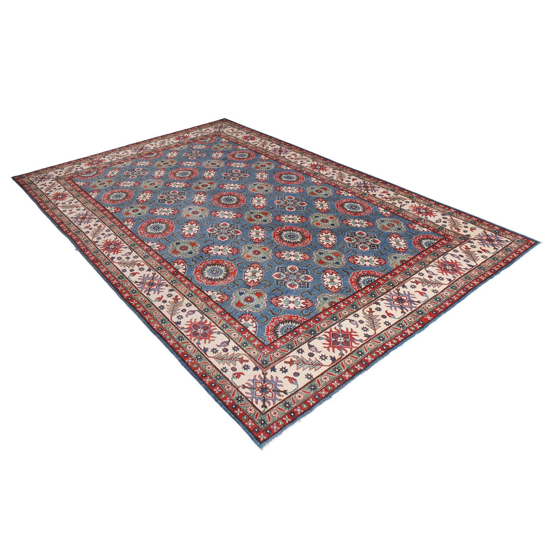 Handmade Kazak Area Rug 9' 8" x 14' 0" - No. AL56411