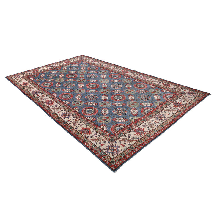 Handmade Kazak Area Rug 9' 8" x 14' 0" - No. AL56411