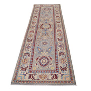 Hand knotted Kazak Runner Carpet 2' 7" x 9' 9" - No. AL99074
