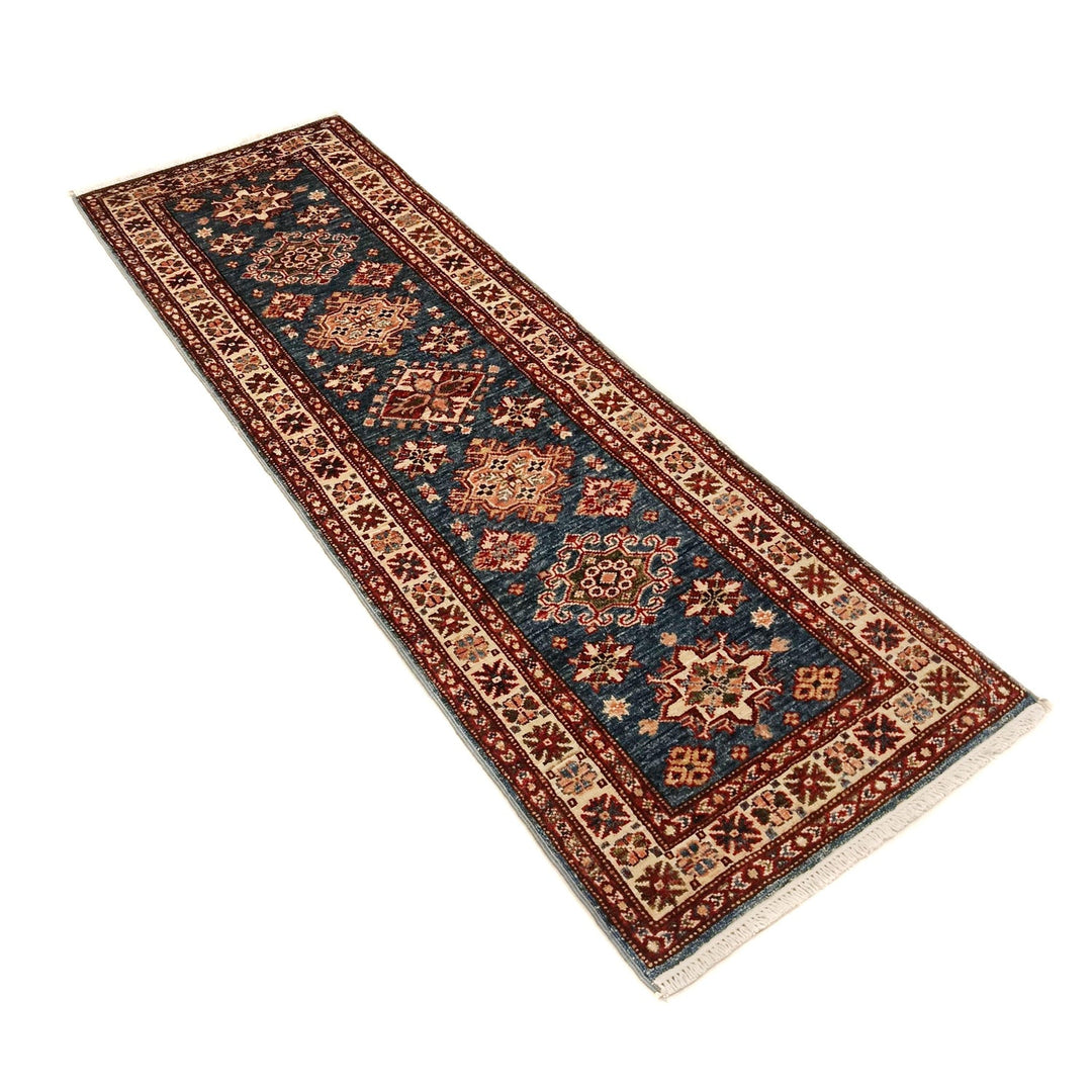 Fine Kazak Oriental Runner Rug 2' 0" x 6' 1" - No. AL17847