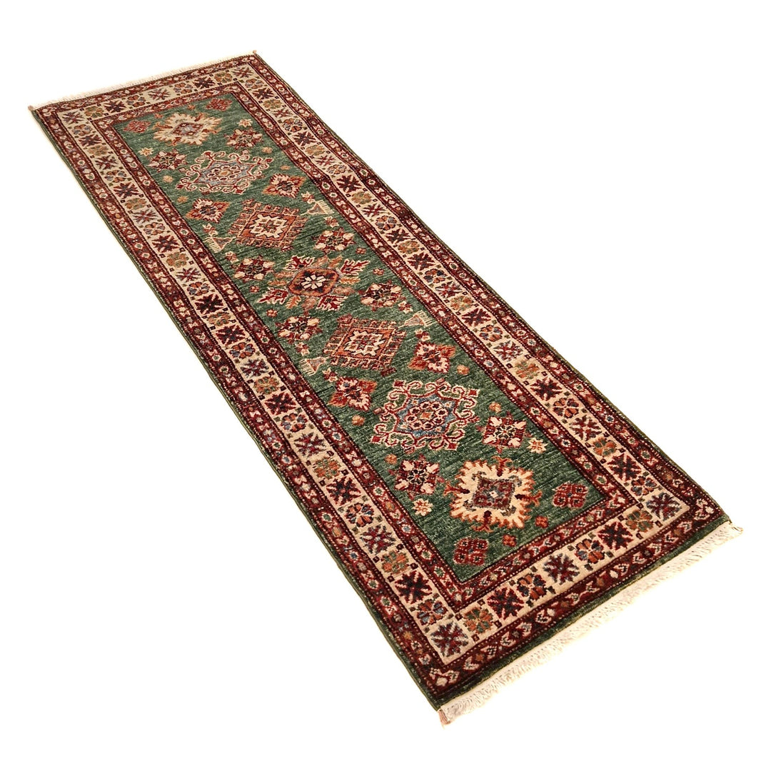 Premium Hand Knotted Kazak Runner Rug 2' 0" x 5' 9" - No. AL71667