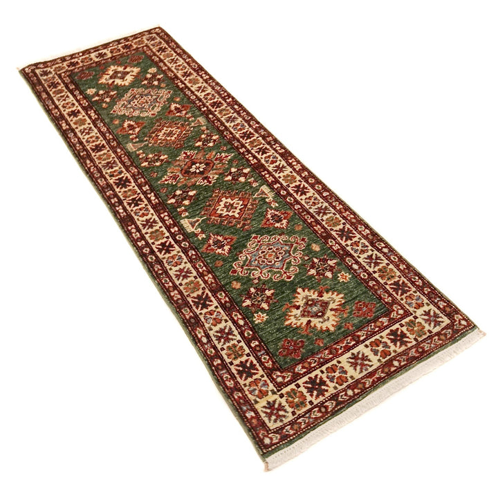 Premium Hand Knotted Kazak Runner Rug 2' 0" x 5' 9" - No. AL71667