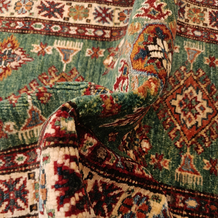 Premium Hand Knotted Kazak Runner Rug 2' 0" x 5' 9" - No. AL71667