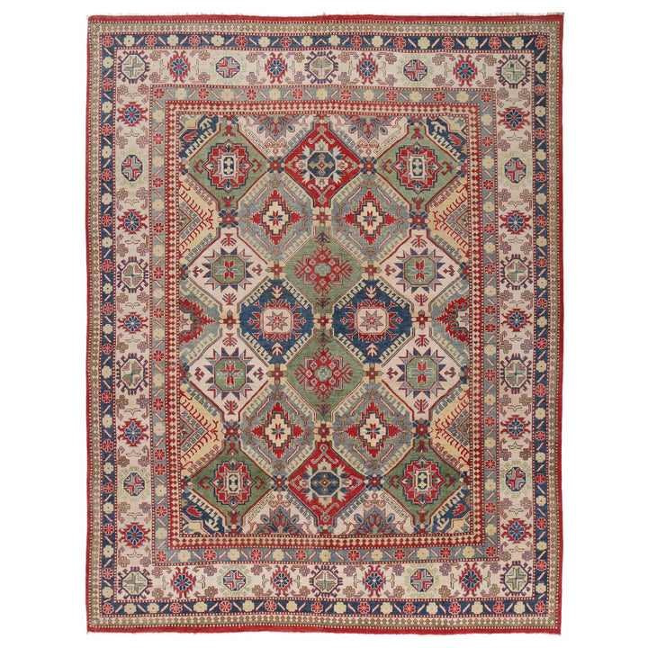 Handmade Kazak Area Rug 9' 0" x 11' 3" - No. AL56525