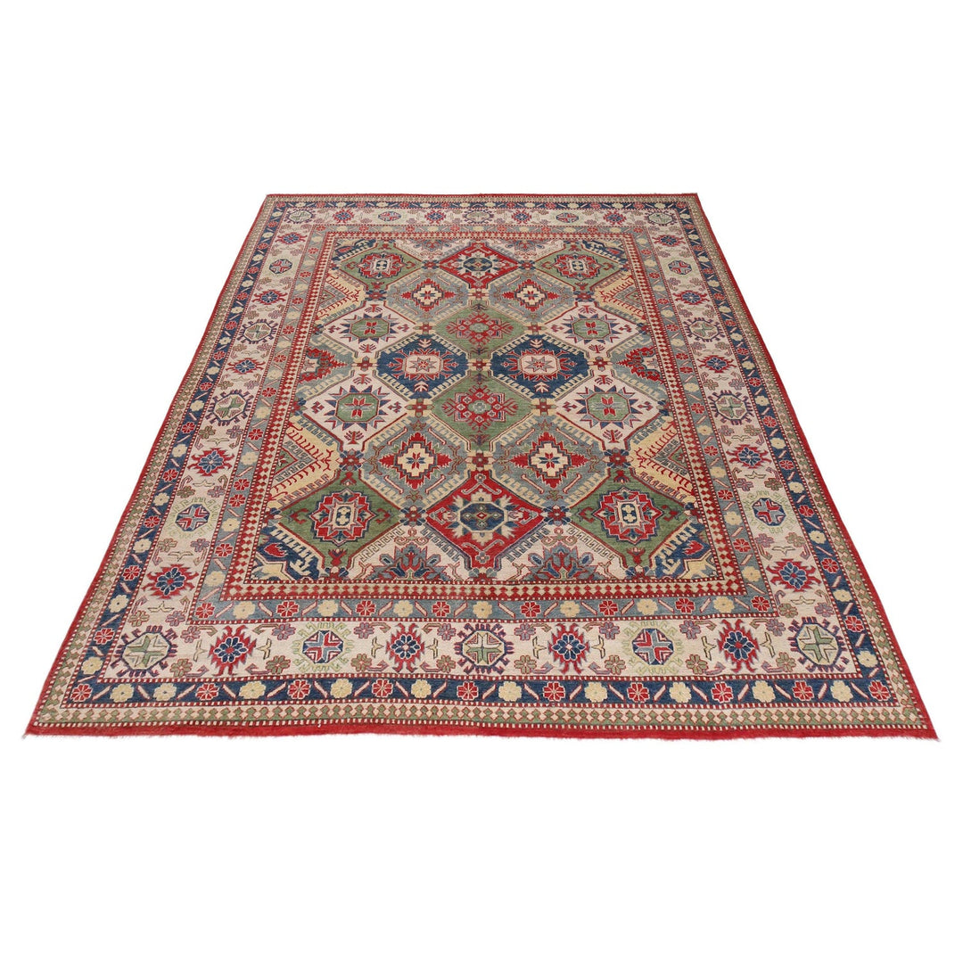 Handmade Kazak Area Rug 9' 0" x 11' 3" - No. AL56525
