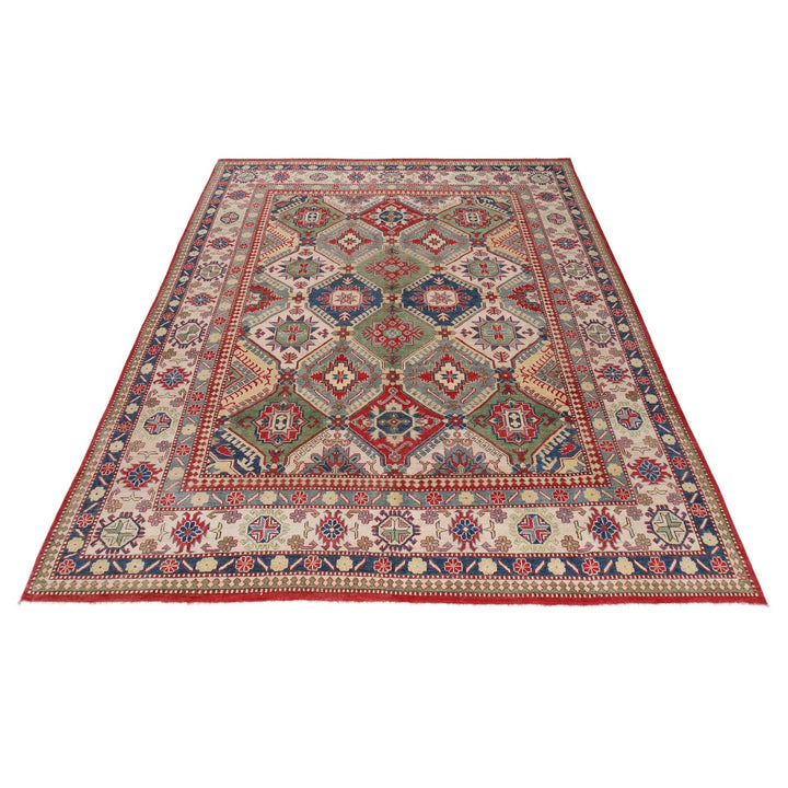 Handmade Kazak Area Rug 9' 0" x 11' 3" - No. AL56525
