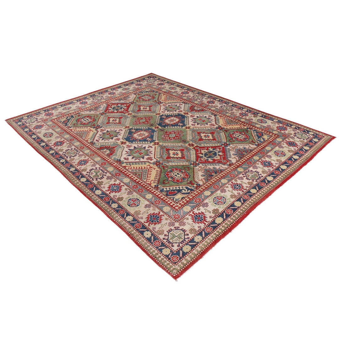 Handmade Kazak Area Rug 9' 0" x 11' 3" - No. AL56525