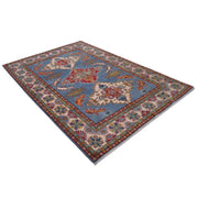 Hand Knotted Kazak Oriental Rug 5' 4" x 7' 10" - No. AL12508