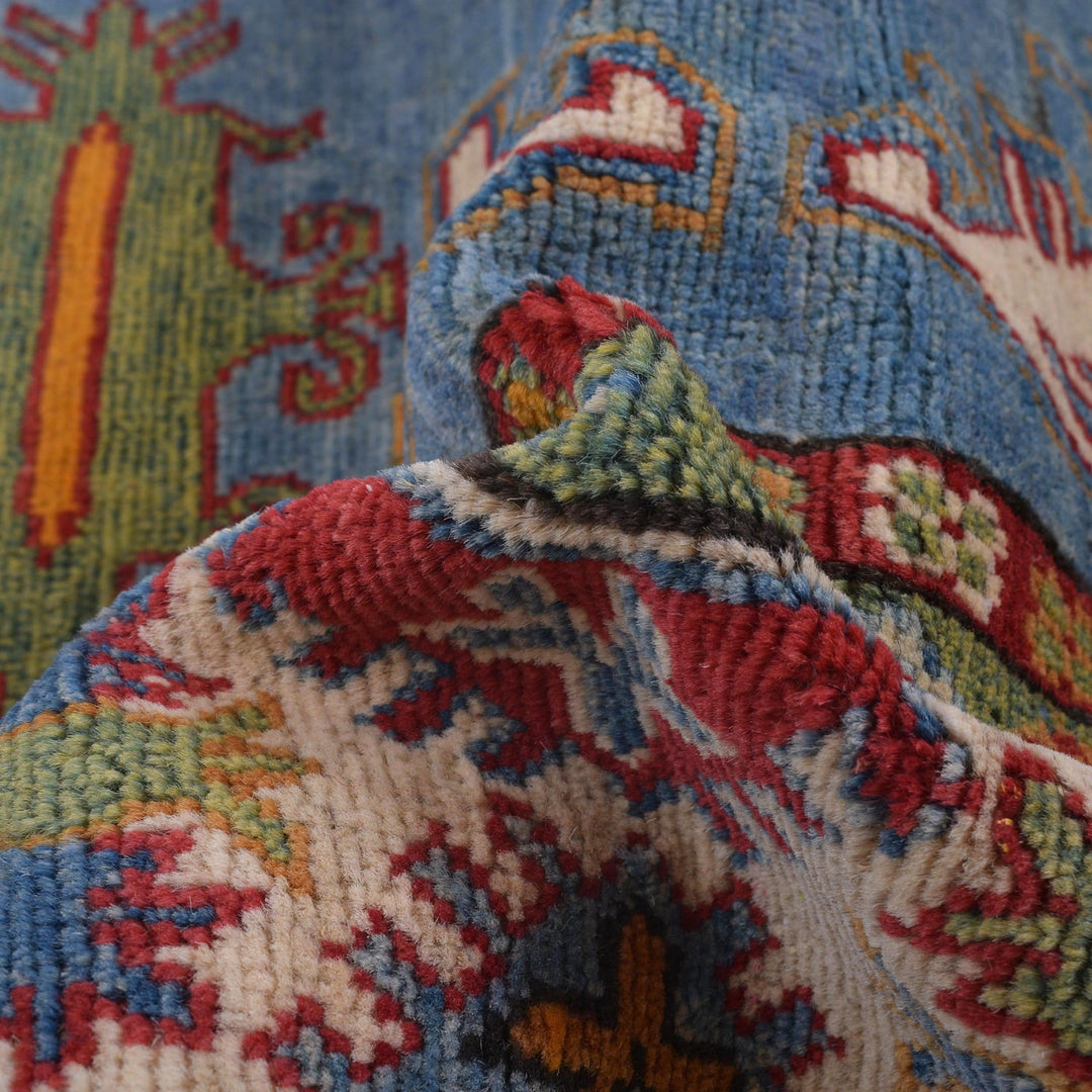 Hand Knotted Kazak Oriental Rug 5' 4" x 7' 10" - No. AL12508