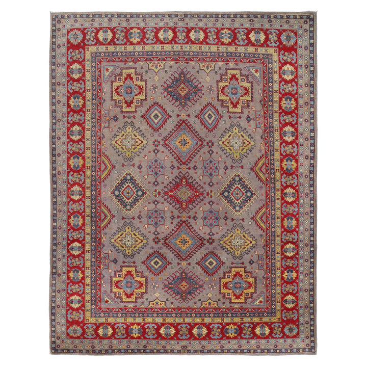Handmade Kazak Area Rug 9' 0" x 11' 9" - No. AL11342