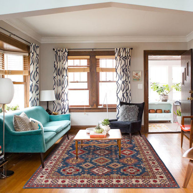 Blue Color Kazak Rug 8' 3" x 10' 0" - No. AL41989