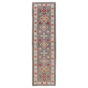 Hand knotted Kazak Runner Carpet 2' 8" x 9' 10" - No. AL48798