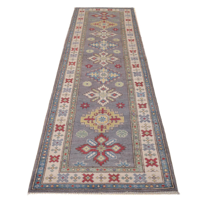 Hand knotted Kazak Runner Carpet 2' 8" x 9' 10" - No. AL48798