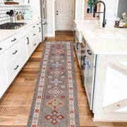 Hand knotted Kazak Runner Carpet 2' 8" x 9' 10" - No. AL48798