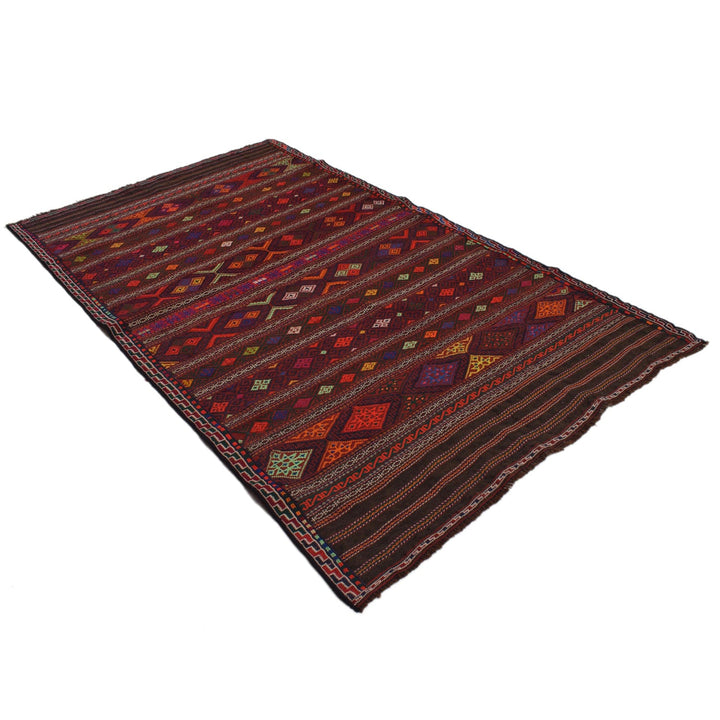 Traditional Flat Weave Kilim 4' 5" x 7' 3" - No. AL52008