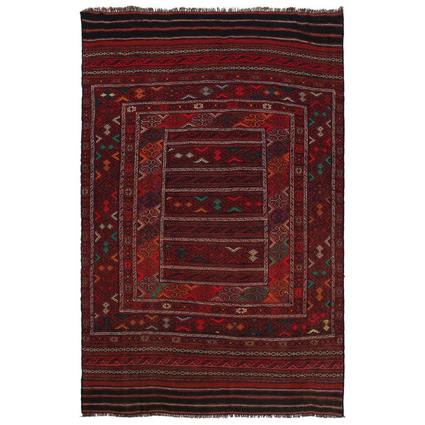 Afghan Laghari Kilim 4' 8" x 7' 1" - No. AL69387