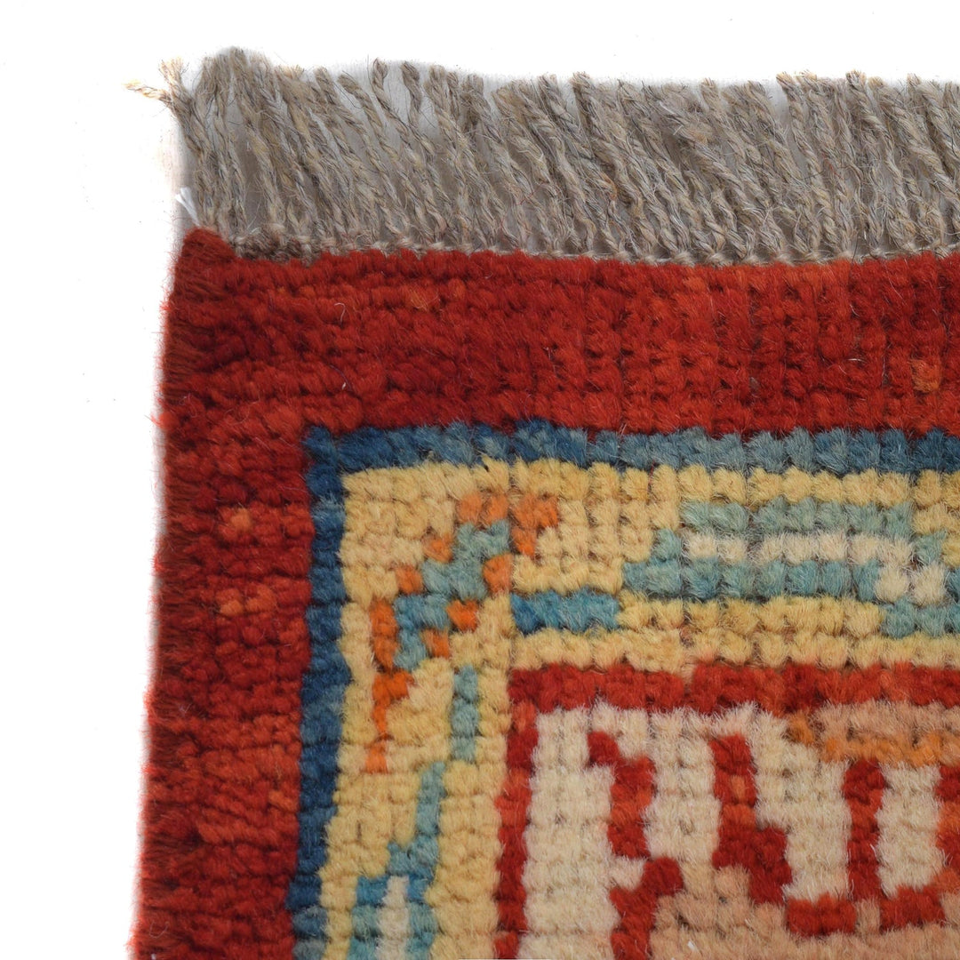 Handmade Picture Area Rug 4' 1" x 6' 0" - No. AL75398