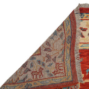 Handmade Picture Area Rug 4' 1" x 6' 0" - No. AL75398